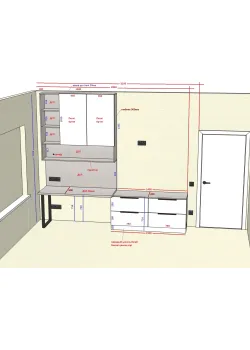 Мебель в комнату Анатолий 651