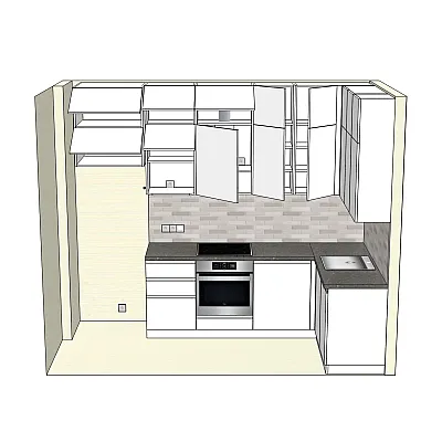 Мебель Кухня Анатолий 408-4