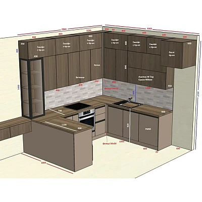 Меблі Варіант Кухні №439 17.04.2026-0