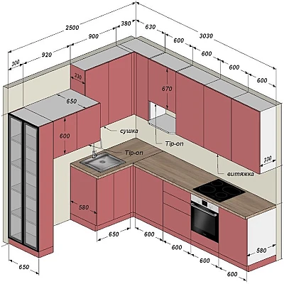 Мебель Вариант Кухни №443 24.04.2026-0