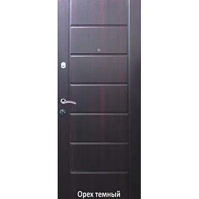 Входные Двери Эконом-У медь антик/орех темный StalMax-1