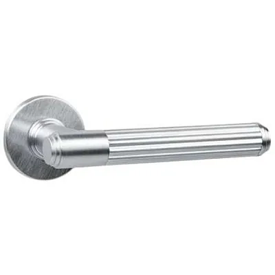 Ручки на розетах "Unique" Exa Tube матовый хром-0
