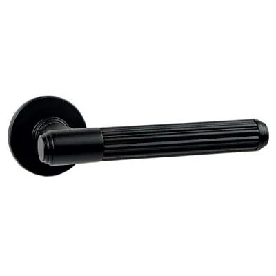 Ручки на розетах "Unique" Exa Tube черный-0