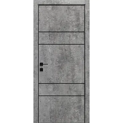 Міжкімнатні Двері Flat 04 "Rodos" ПВХ плівка-0