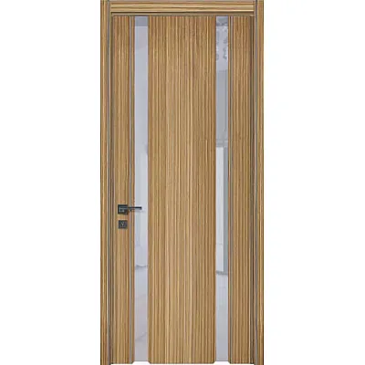 Межкомнатные Двери Glass plus 01 WakeWood Шпон-8