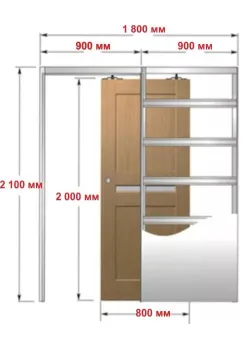 Кассетные Двери Evolushion 1001 WakeWood