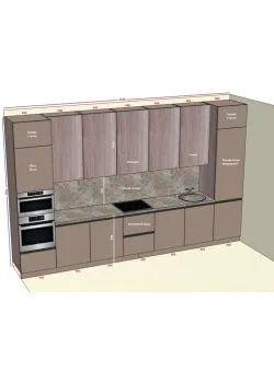Мебель Вариант Кухни №121 17.09.2024