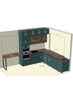 Мебель Вариант Кухни №221 10.01.2025