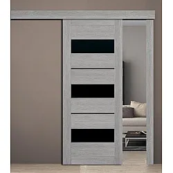 Двері Лілу BLK розсувні "Новий Стиль"