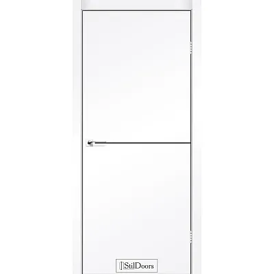 Міжкімнатні Двері LOFT ALUMINIUM "StilDoors" ПВХ плівка-2