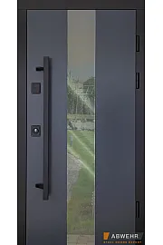Двери BIONICA 2 (BN2) LAMPRE (LP-5) антрацит Abwehr