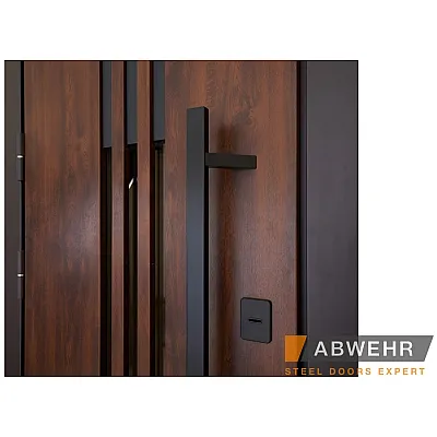 Вхідні Двері BIONICA 2 (BN2) LAMPRE (LP-6) дуб темний Abwehr-11