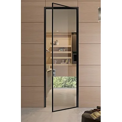 Міжкімнатні Двері RockWood Design MetalGlass 4 Скляні-0