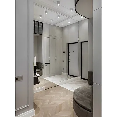 Межкомнатные Двери RockWood Design Vision Door Mirror С зеркалом Стеклянные-0