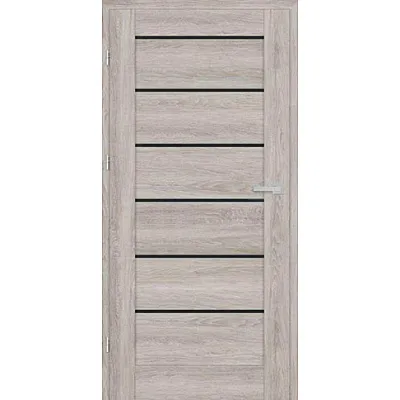 Міжкімнатні Двері MIDIA Grey Oak BG "Hygge" ПВХ плівка-0