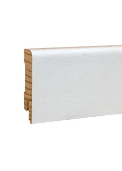 Плінтус Білий White plinth 50х12х2200 mini KLW-mini Kluchuk
