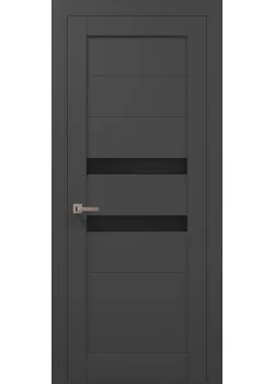 Двери ML-53 BLK темно-серый супермат Папа Карло