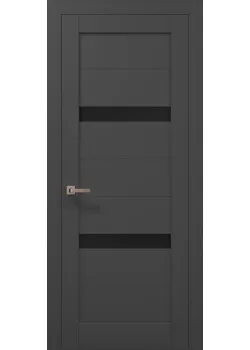 Двери ML-54 BLK темно-серый супермат Папа Карло