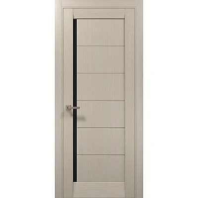 Межкомнатные Двери ML-613 BLK дуб кремовый Папа Карло ПВХ плёнка-0