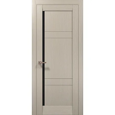 Межкомнатные Двери ML-614 BLK дуб кремовый Папа Карло ПВХ плёнка-0