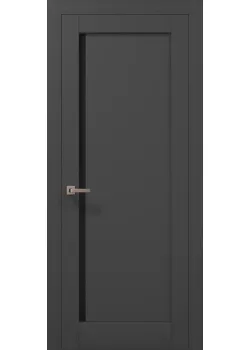 Двери ML-61 BLK темно-серый супермат Папа Карло