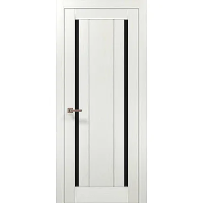 Межкомнатные Двери ML-622 BLK ясень белый Папа Карло ПВХ плёнка-0