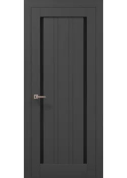 Двери ML-624 BLK темно-серый супермат Папа Карло