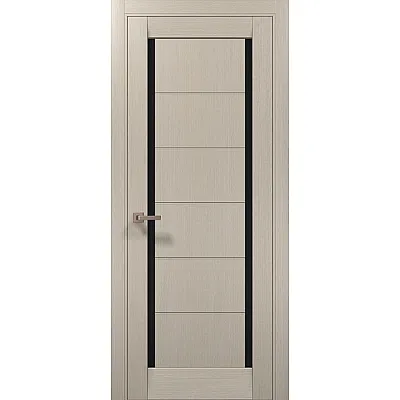 Межкомнатные Двери ML-625 BLK дуб кремовый Папа Карло ПВХ плёнка-0