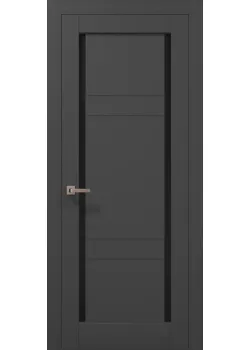Двері ML-626 BLK темно-сірий супермат Папа Карло