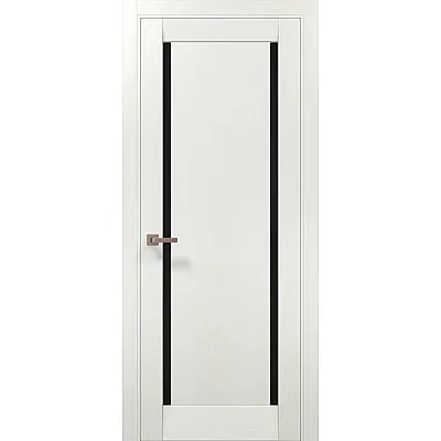 Межкомнатные Двери ML-62 BLK ясень белый Папа Карло ПВХ плёнка-0