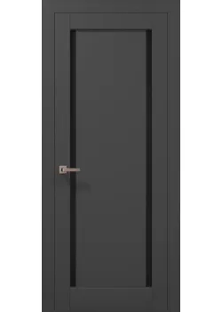Двери ML-62 BLK темно-серый супермат Папа Карло