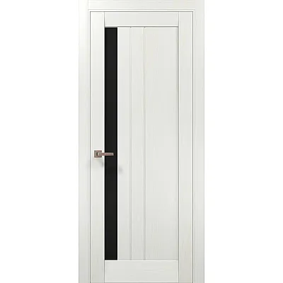 Межкомнатные Двери ML-641 BLK ясень белый Папа Карло ПВХ плёнка-0