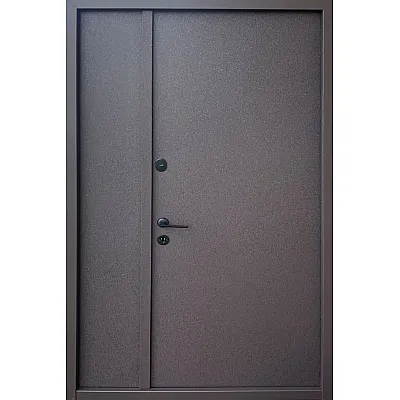 Входные Двери Lama Nautilus Vinorit 1200 оцинкованная сталь с полимерным покрытием RAL 8019/8019 Форт-1