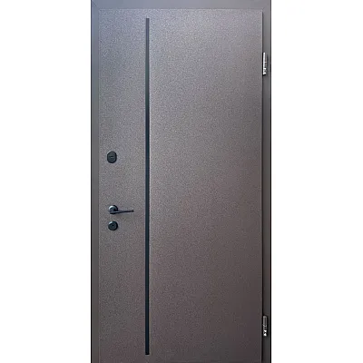 Входные Двери Lama Nautilus Vinorit оцинкованная сталь с полимерным покрытием RAL 8019/8019 Форт-0