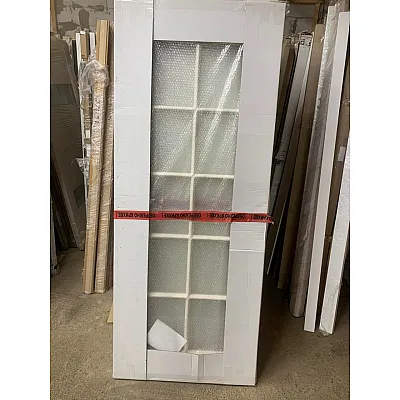 Двери Ницца ПОО Amore Classic, БЕЗ ЧЕТВЕРТИ, RAL9001, 800*2000 мм, новая, врезанный механизм и фрезеровка под скрытые петли Invisacta IN300, замок 30х120 мм, Гавела 16 "Omega"-0