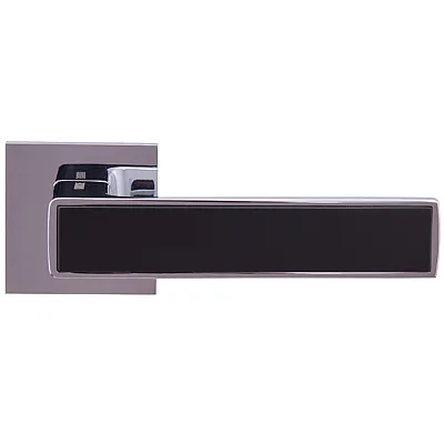 Ручки на розетах Gavroche NIKEL Ni - Z25 CP/Black-1