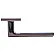 Ручки на розетах Gavroche NIKEL Ni - Z25 CP/Black-3-thumb