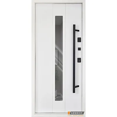 Вхідні Двері Cotage1 (KT1 з терморозривом) 496 UFO BLACK RAL 7016 Abwehr-1