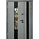 Входные Двери Стронг Плаза 1200 графіт G1298 песок/антрацит Vinorit "Qdoors"-4-thumb