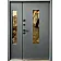 Входные Двери Стронг Плаза 1200 графіт G1298 песок/антрацит Vinorit "Qdoors"-4-thumb
