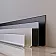 Плинтус алюминиевый Волнистый 60x11.7x2700 мм ALU-NV6011R Белый RAL9003 Kluchuk-3-thumb