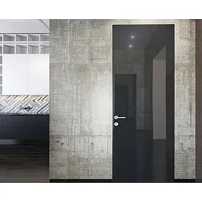 Межкомнатные Двери Стекло Lacobel Скрытого монтажа Стеклянные-0