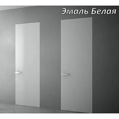 Двері Емаль біла Прихованого монтажу-0
