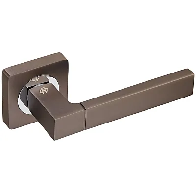Ручки на розетах Gavroche STANNUM Sn - А1 MBN/CP-0
