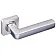 Ручки на розетах Gavroche CROMIUM Cr - A1 PW/CP-5-thumb
