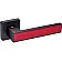 Ручки на розетах Gavroche MAGNIUM Mg - A1 BLACK/RED-3-thumb