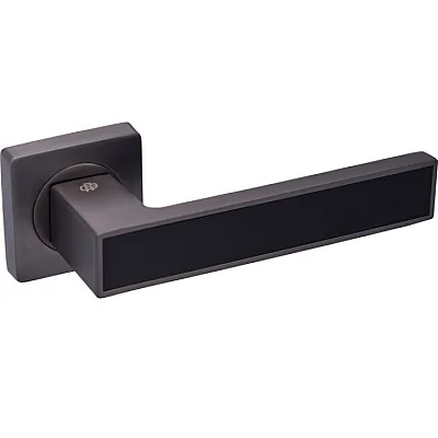 Ручки на розетах Gavroche MAGNIUM Mg - A1 MBN/BLACK-0