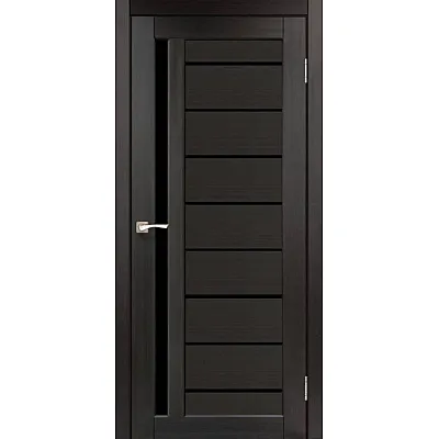 Межкомнатные Двери VND-02 BLK венге Korfad ПВХ плёнка-0