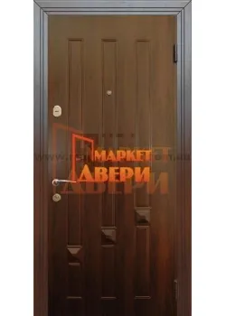 Двери Альма TDK9 Темный орех Милано