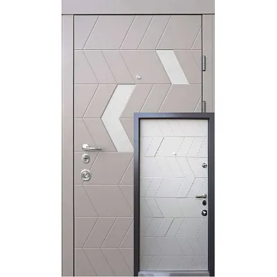 Входные Двери Конверс-М амаретт-грей софт Qdoors-0